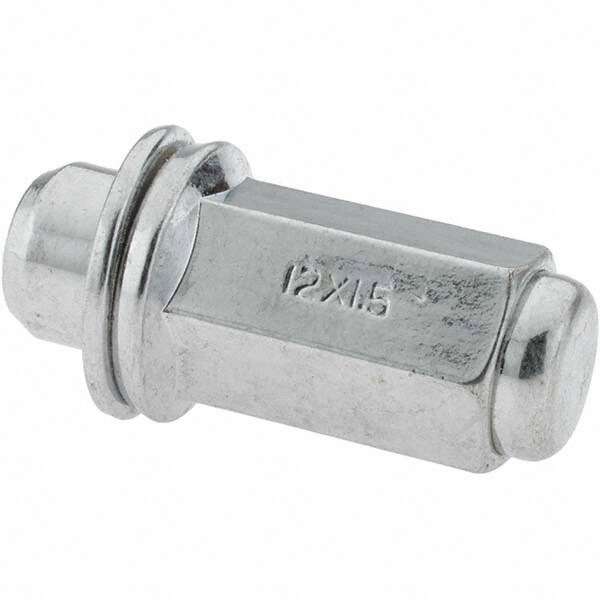 M12-1.5 Chrome Finish Mag Wheel Nut