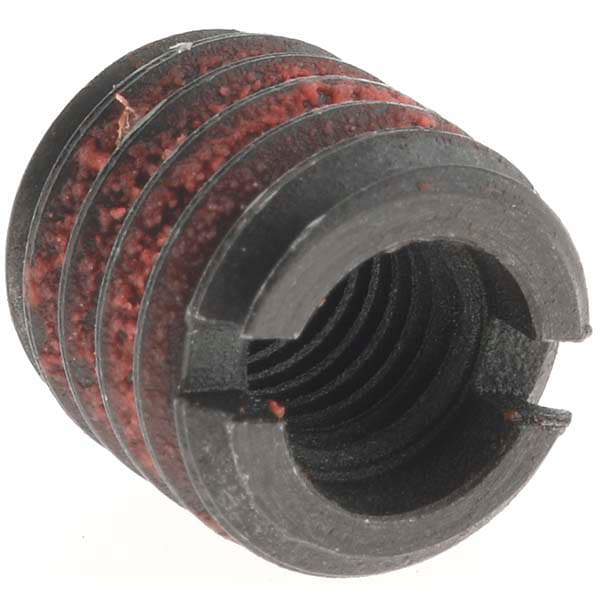 Thread Locking Insert: 1/4-28 Internal Thread, 7/16-14 External Thread, UNF, 0.437