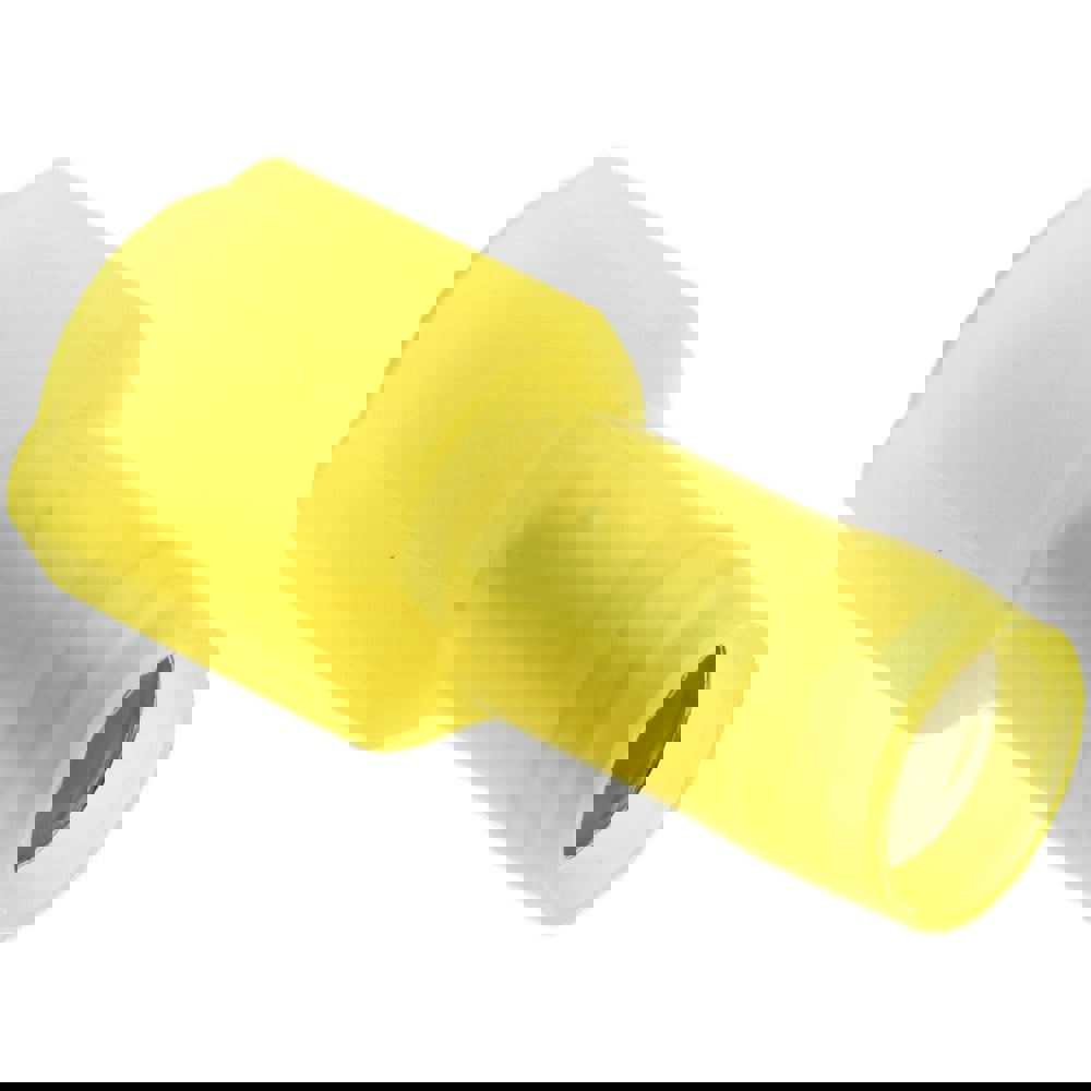 Wire Disconnect: Male, Yellow, Nylon, 12-10 AWG, 1/4