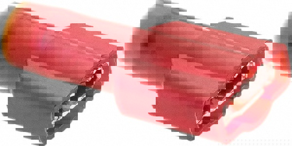 Wire Disconnect: Female, Red, Nylon, 22-18 AWG, 1/4