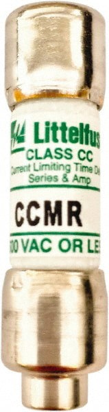 Cartridge Time Delay Fuse: CC, 3.5 A, 1-1/2