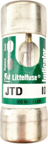 Cartridge Time Delay Fuse: J, 15 A, 2-1/4