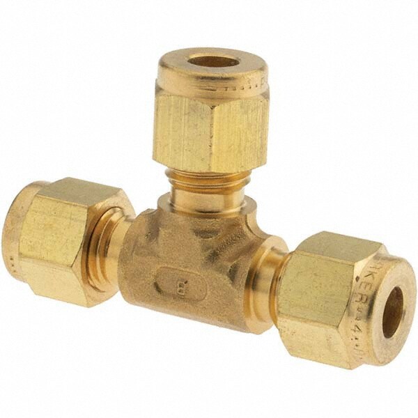 Compression Tube Union: Compression x Compression x Compression