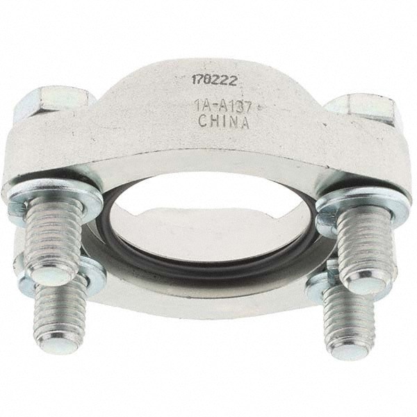 Hydraulic Hose Flange Clamp Fitting: 24 mm, 3,000 psi