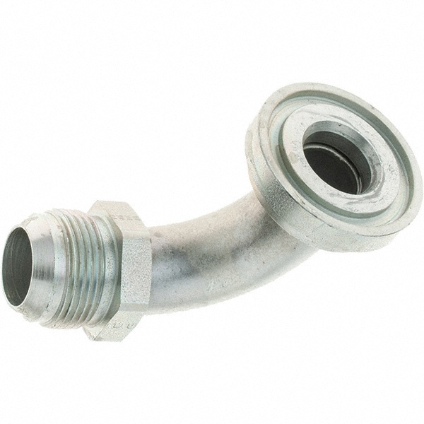 Hydraulic Hose Male 37 &deg; JIC Flare Elbow Fitting: 16 mm, 1-5/16-12