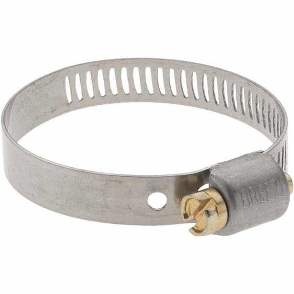 Worm Gear Clamp: SAE 20, 1-3/16 to 1-3/4