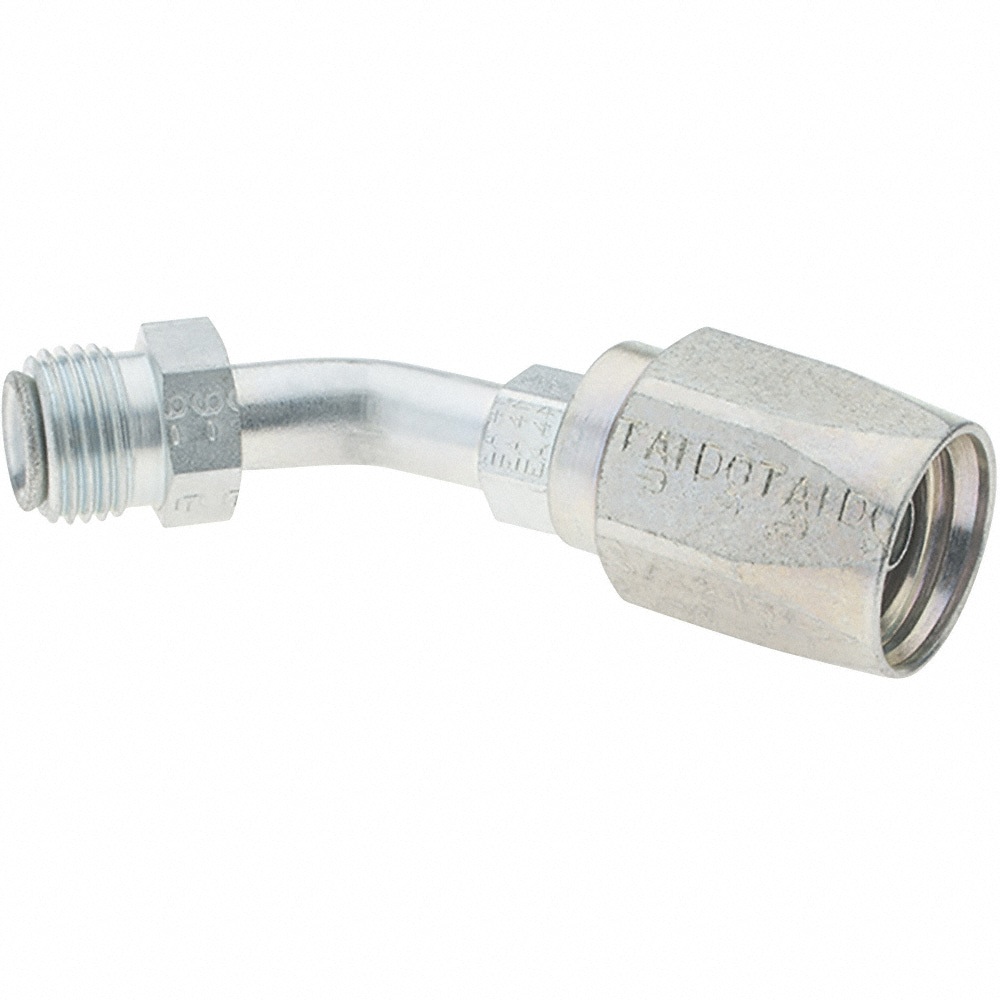 5/8-18 SAE45, Reusable Hose Male Swivel Fitting