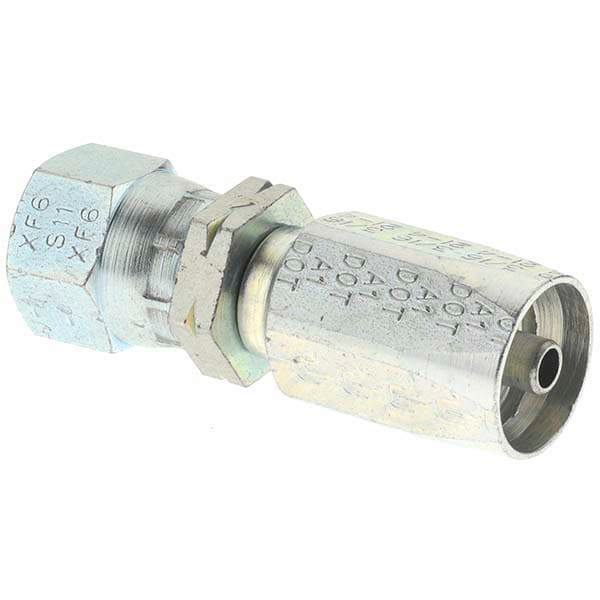 7/16-20 SAE45, Reusable Hose Female Swivel Fitting
