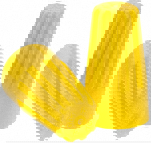 Standard Twist-On Wire Connector: Yellow, Corrosion-Resistant & Flame-Retardant