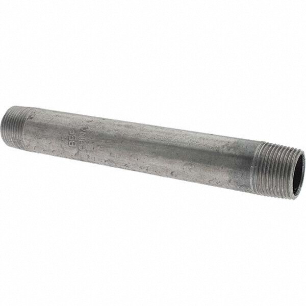 Black Pipe Nipple: 3/4