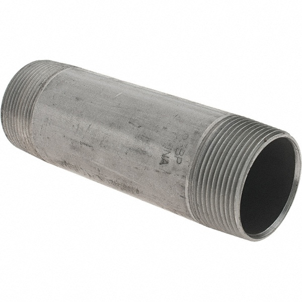 Black Pipe Nipple: 1-1/2