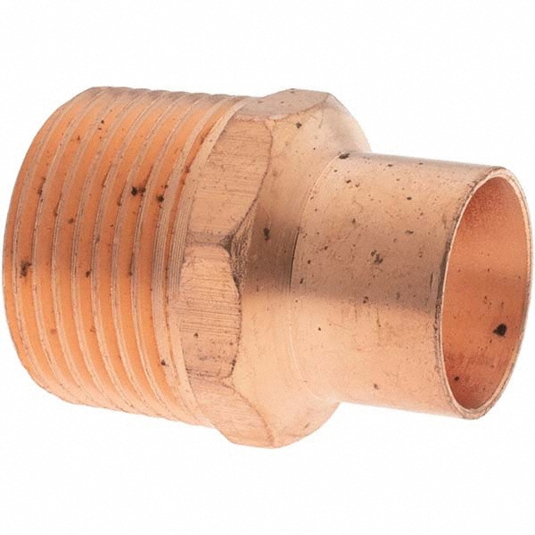 Wrot Copper Pipe Adapter: 3/4