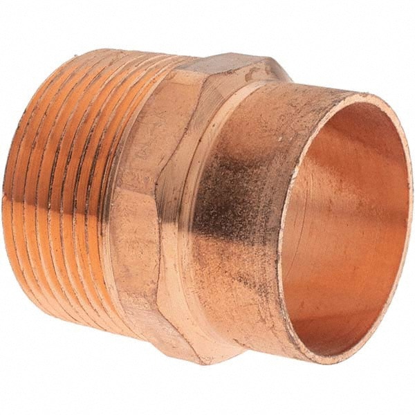 Wrot Copper Pipe Adapter: 1-1/4