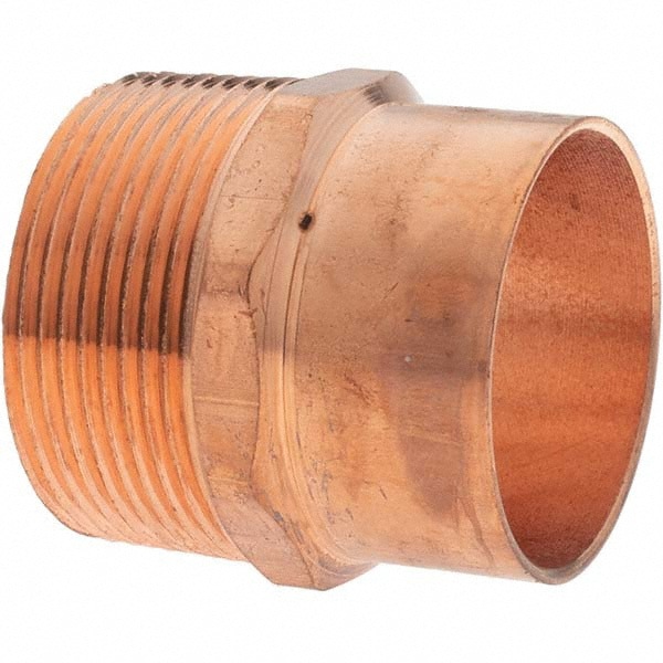 Wrot Copper Pipe Adapter: 1-1/2