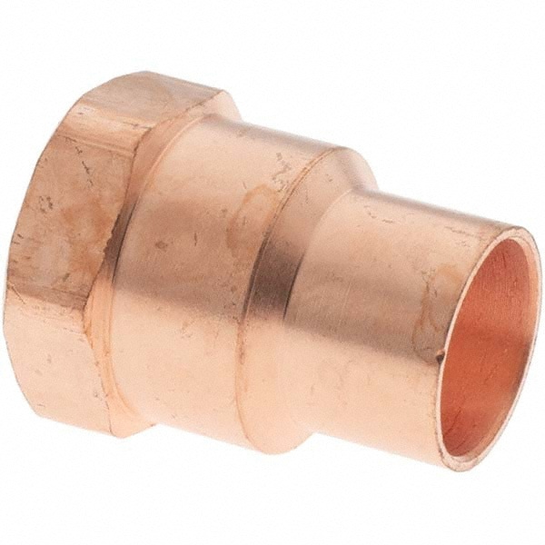 Wrot Copper Pipe Adapter: 3/8