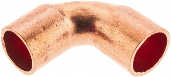 Wrot Copper Pipe 90 &deg; Elbow: 1/8