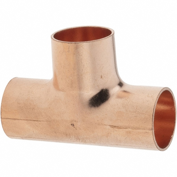 Wrot Copper Pipe Tee: 1/2