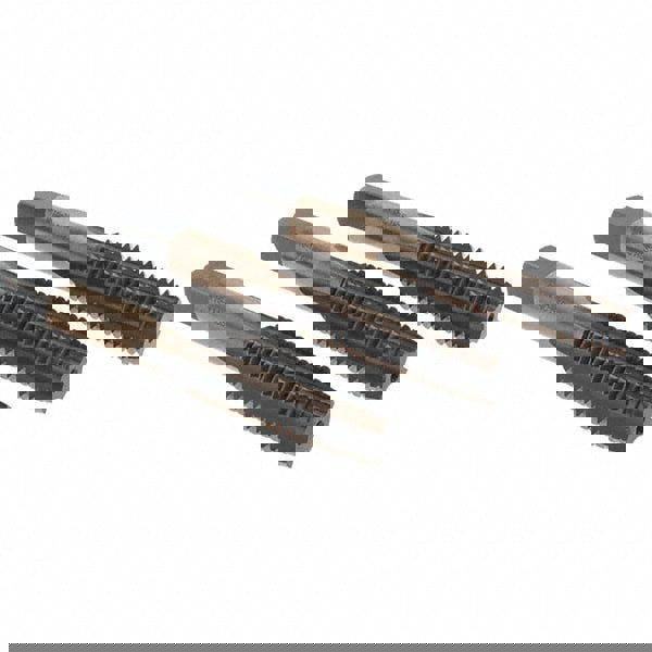 Tap Set: 9/16-12 UNC, 4 Flute, Bottoming Plug & Taper, High Speed Steel, Gold & Oxide Finish