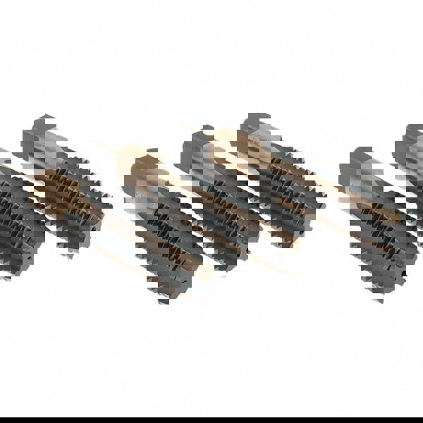 Tap Set: 1-8 UNC, 4 Flute, Bottoming Plug & Taper, High Speed Steel, Gold & Oxide Finish