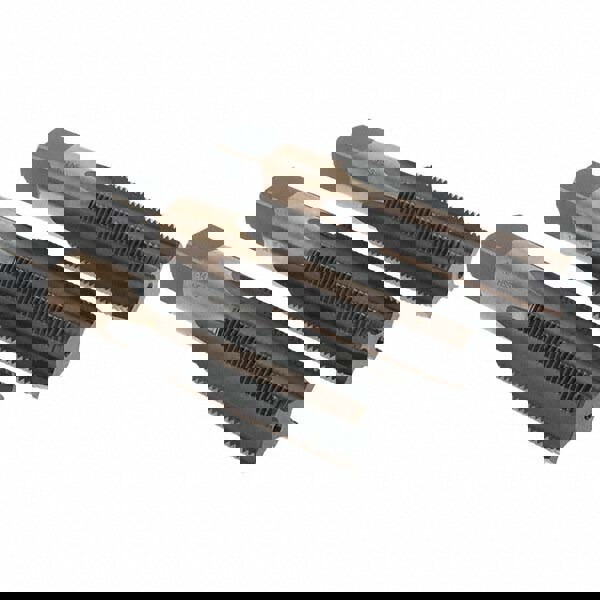 Tap Set: 1-14 UNS, 4 Flute, High Speed Steel, Gold & Oxide Finish