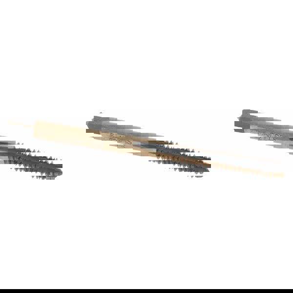 Straight Flute Tap: #6-32 UNC, 3 Flutes, Plug, High Speed Steel, Gold/Oxide Coated