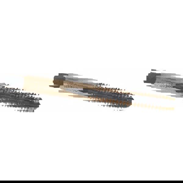 Straight Flute Tap: 1/4-20 UNC, 4 Flutes, Plug, High Speed Steel, Gold/Oxide Coated