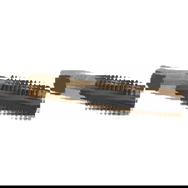 Straight Flute Tap: 7/8-9 UNC, 4 Flutes, Taper, High Speed Steel, Gold/Oxide Coated