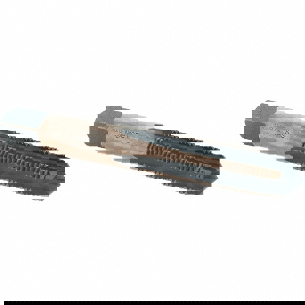 Straight Flute Tap: 3/8-24 UNF, 4 Flutes, Taper, High Speed Steel, Gold/Oxide Coated