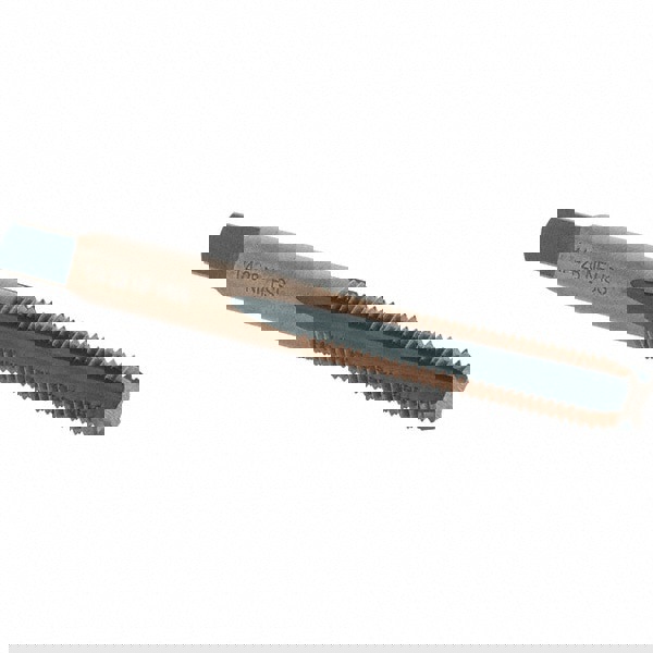 Straight Flute Tap: 1/4-28 UNF, 4 Flutes, Bottoming, High Speed Steel, Gold/Oxide Coated