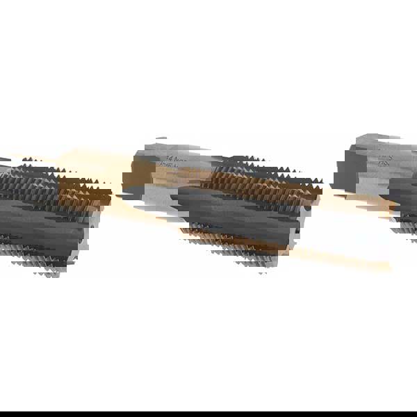 Straight Flute Tap: 1-14 UNS, 4 Flutes, Bottoming, High Speed Steel, Gold/Oxide Coated