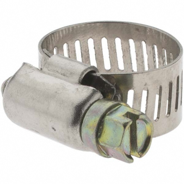 Worm Gear Clamp: SAE 6, 7/16 to 25/32