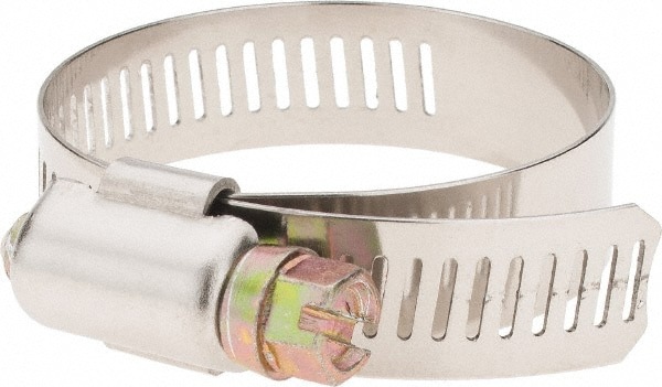 Worm Gear Clamp: SAE 24, 1-1/16 to 2