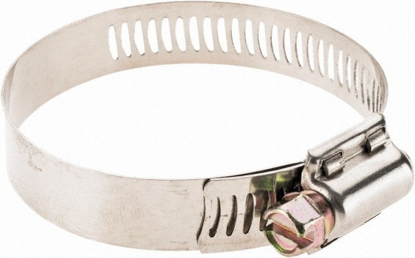 Worm Gear Clamp: SAE 32, 1-9/16 to 2-1/2