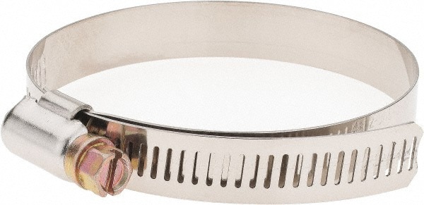 Worm Gear Clamp: SAE 48, 2-9/16 to 3-1/2