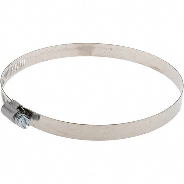 Worm Gear Clamp: SAE 80, 4-5/8 to 5-1/2