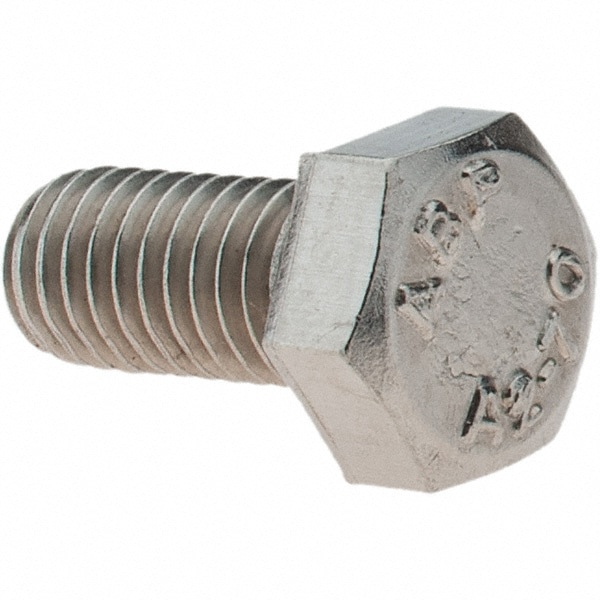 Hex Head Cap Screw: M5 x 0.80 x 10 mm, Grade Austenitic Grade A2 Stainless Steel