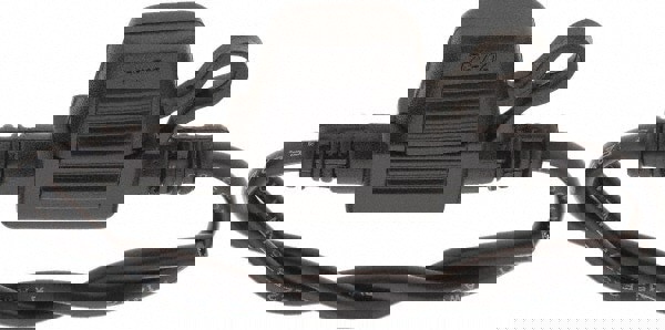 Automotive Fuse Holders; Fuse Type: Midget ; Max Amperage: 20A ; Color: Black ; Wire Size (AWG): #14 ; UNSPSC Code: 39121624