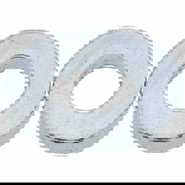 M8 Screw Standard Flat Washer: Steel, Zinc-Plated