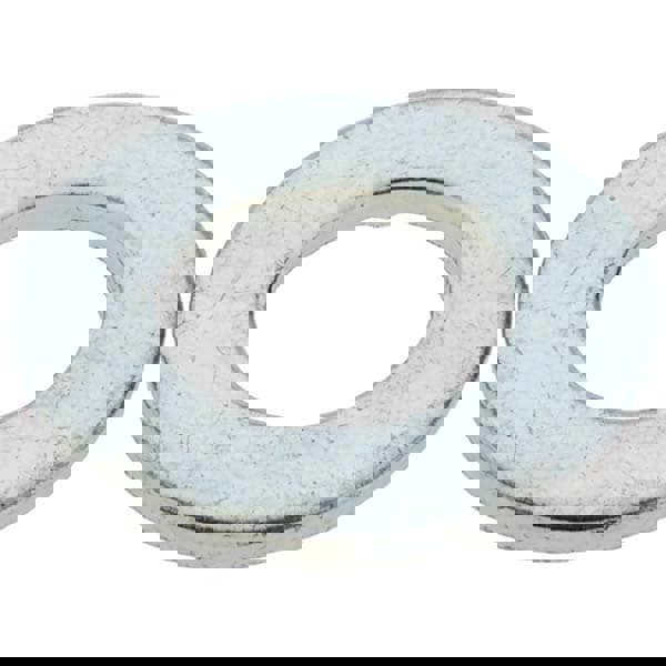 M12 Screw Standard Flat Washer: Steel, Zinc-Plated