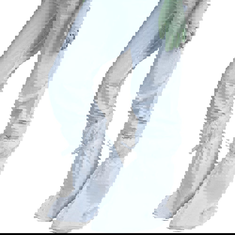 Disposable & Chemical Resistant Shoe & Boot Covers; Cover Type: Boot Cover ; Material: Polyethylene/Non-Woven Polypropylene Laminate ; Footwear Type: Overboot ; Fits Shoe Size: Universal ; Resistance Features: ASTM F739 ; Size: Universal