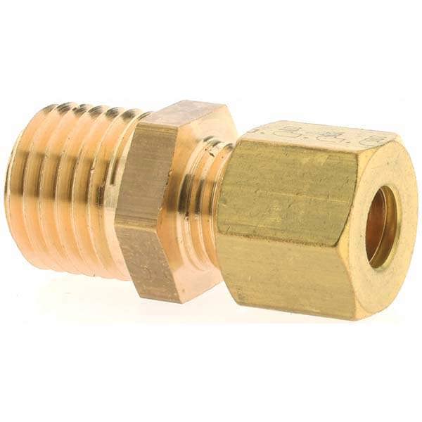 Flareless Bite-Type Tube Male Connector: 1/4