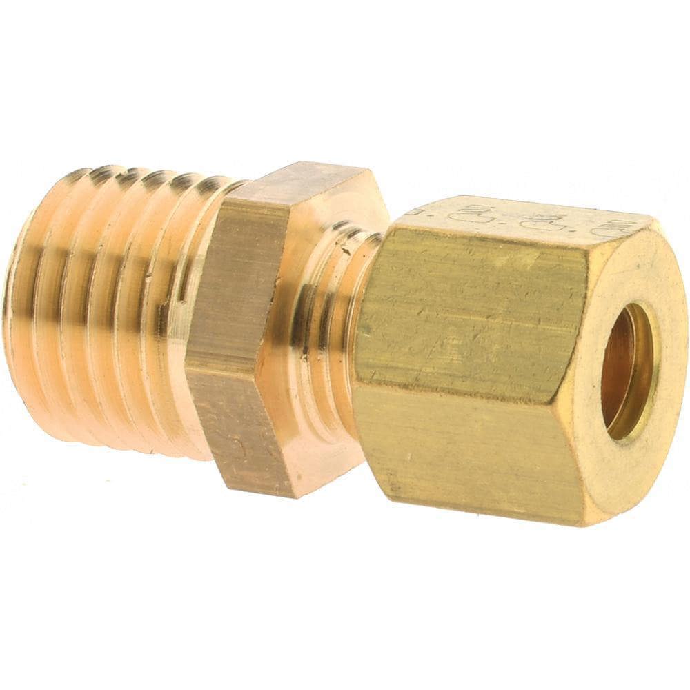 Flareless Bite-Type Tube Male Connector: 1/4