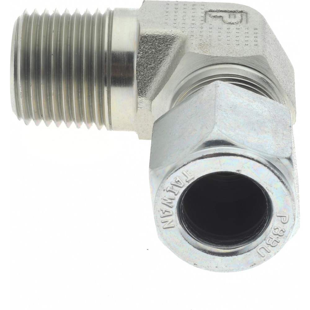 Flareless Bite-Type Tube Male Elbow: 1/2
