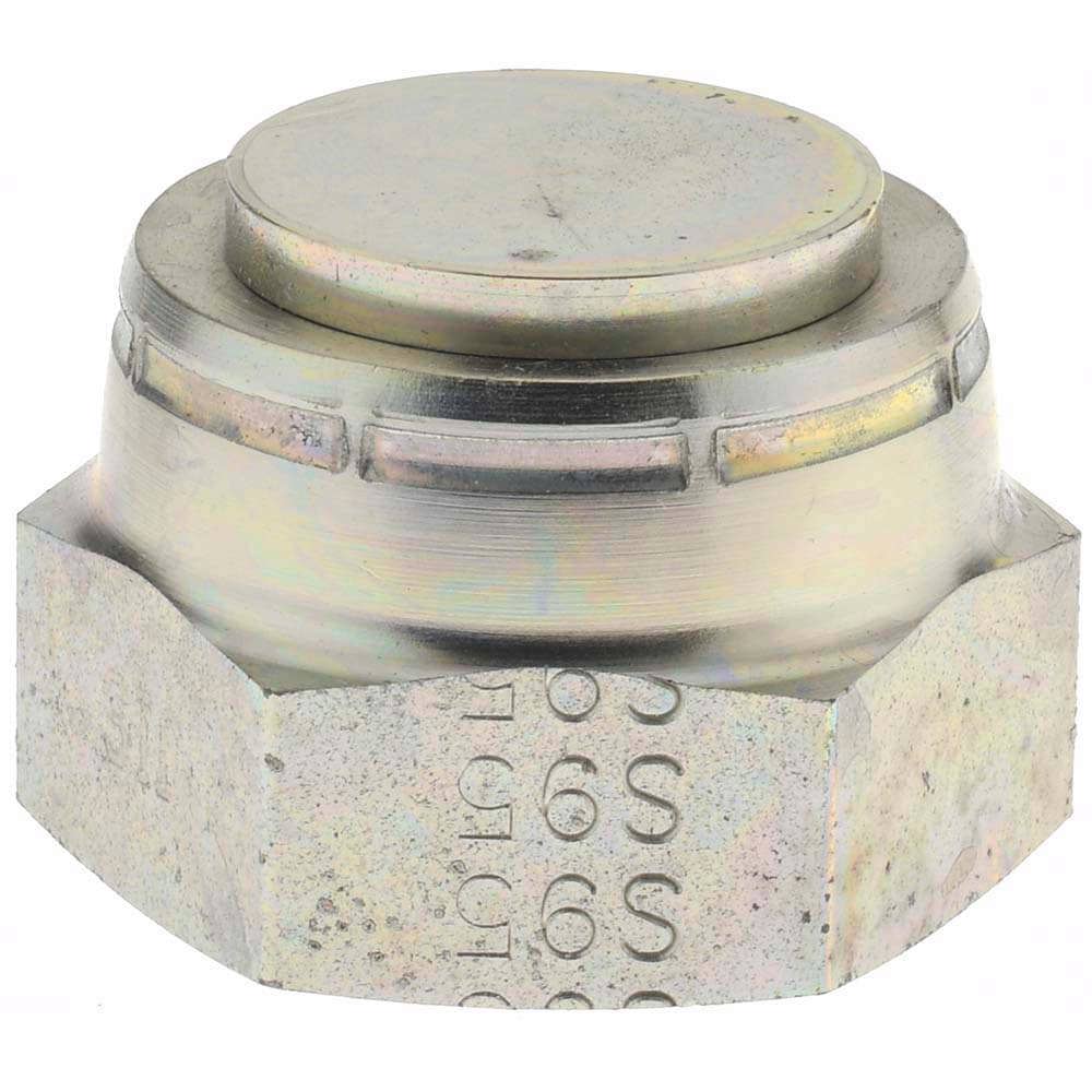 Steel Flared Tube Cap: 3/4-14 Thread