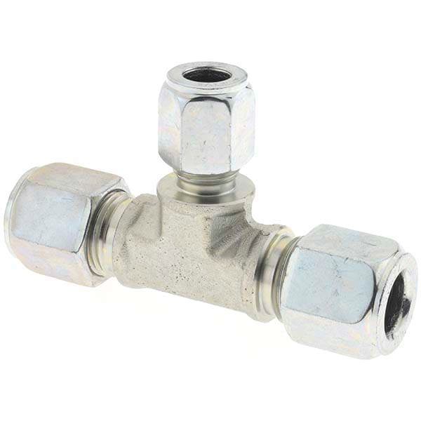 Flareless Bite-Type Tube Union Tee: 3/8