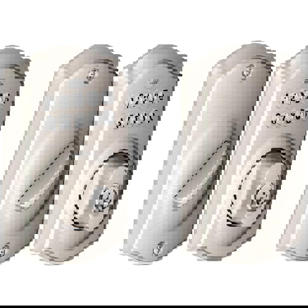 Deadbolts; Deadbolt Type: Electric Bolt ; Lock Type: Combination Entry with Key Override ; Key Type: Key Codeable ; Mount Type: Through Hole ; Material: Zinc ; Minimum Door Thickness: 1.375in