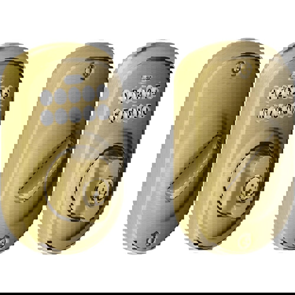 Deadbolts; Deadbolt Type: Deadbolt ; Lock Type: Single Cylinder ; Key Type: Key Codeable ; Mount Type: Surface ; Material: Metal ; Minimum Door Thickness: 1.375in