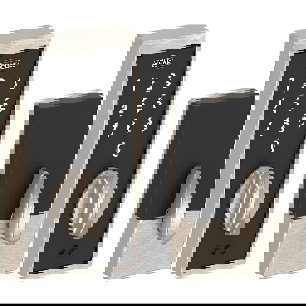 Deadbolts; Deadbolt Type: Deadbolt ; Lock Type: Single Cylinder ; Key Type: Key Codeable ; Mount Type: Surface ; Material: Metal ; Minimum Door Thickness: 1.375in