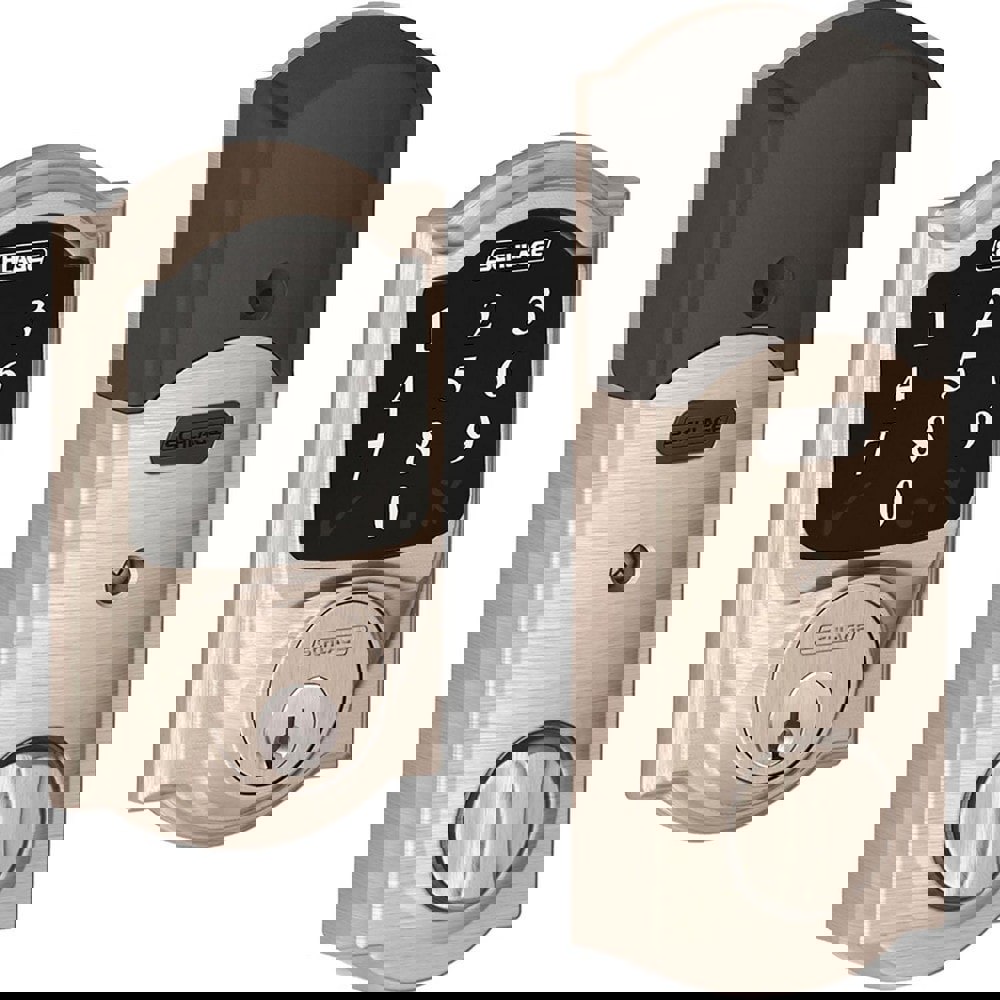 Deadbolts; Deadbolt Type: Deadlatch ; Lock Type: Single Cylinder ; Key Type: Key Codeable ; Mount Type: Surface ; Material: Metal ; Minimum Door Thickness: 1.375in