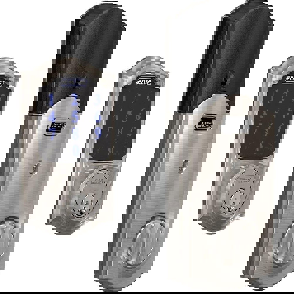 Deadbolts; Deadbolt Type: Deadlatch ; Lock Type: Single Cylinder ; Key Type: Key Codeable ; Mount Type: Surface ; Material: Metal ; Minimum Door Thickness: 1.375in